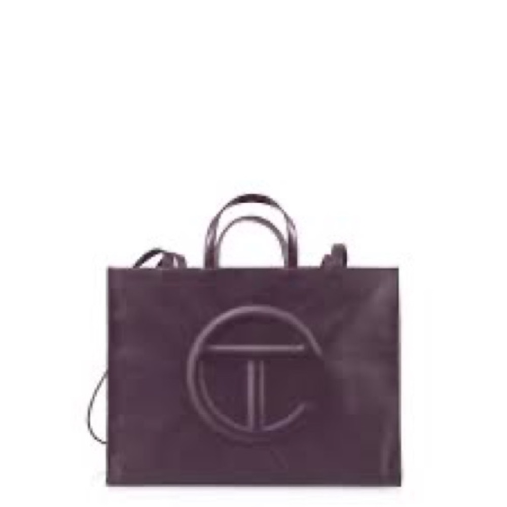 Telfar Large Eggplant Shopping Bag